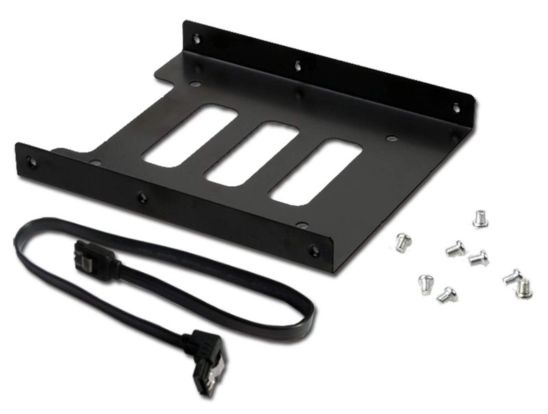 Valuegist 2.5" to 3.5" Internal SSD/HDD Mounting Kit, Metal Bracket Adapter with SATA 3.0 Cable - Image 1